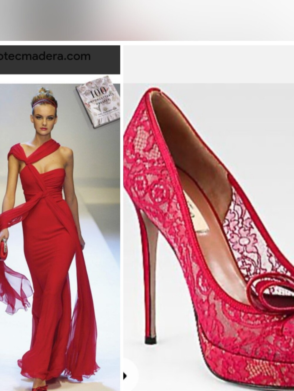 Valentino Garavani Stylists Trendy Exquisite Red Lace Bow Heels Italy 40 US 9